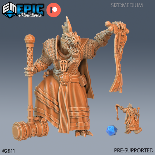 Lizard Tribe DND Miniatures TTRPG Resin Figures 25mm Base