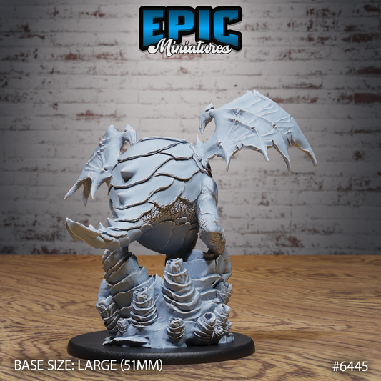 Draconic Eye Tyrant | Dragon Beholder Monster | Resin Tabletop RPG Figure | 51mm Base