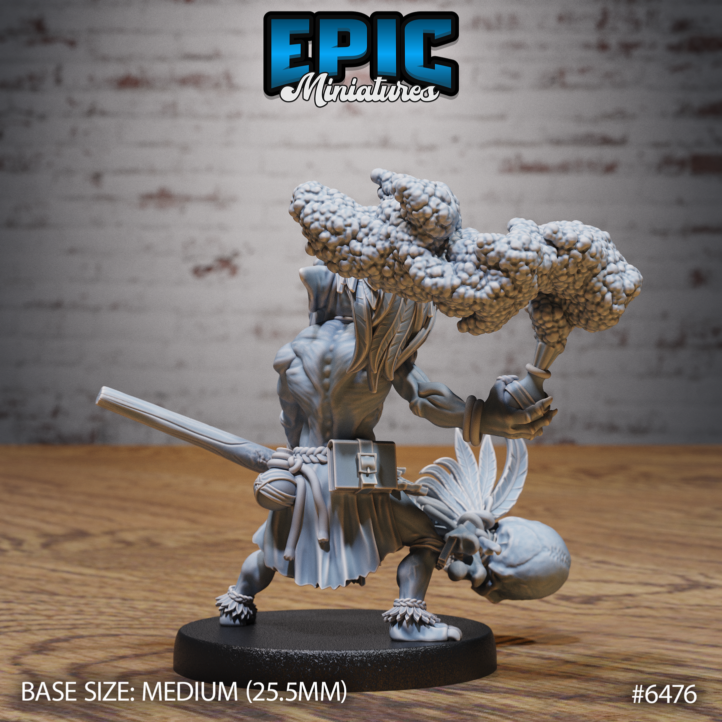 Goblin Shaman | Tribal Spellcaster | Resin Tabletop RPG Figure | 25mm Base