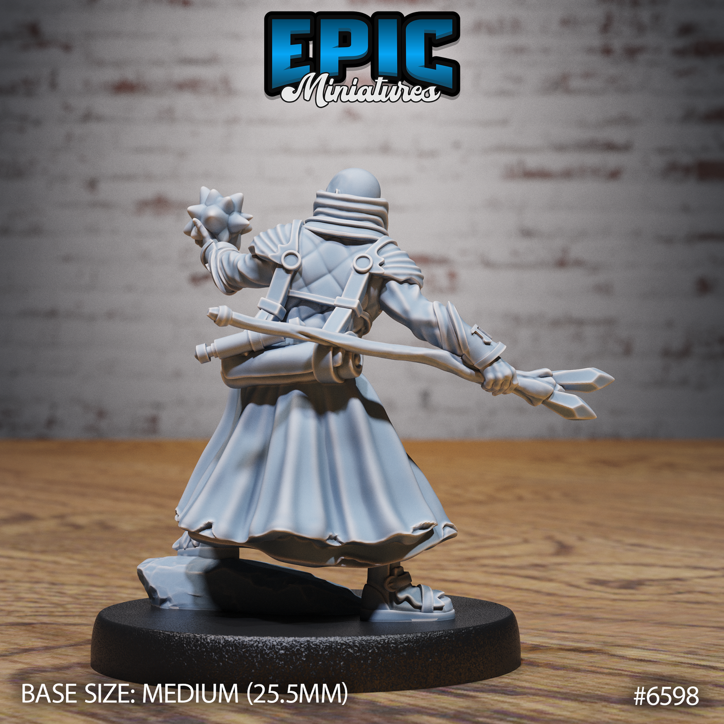 Transmuter Wizard | Master of Arcane Transformation | Resin Tabletop RPG Figure | 25mm Base