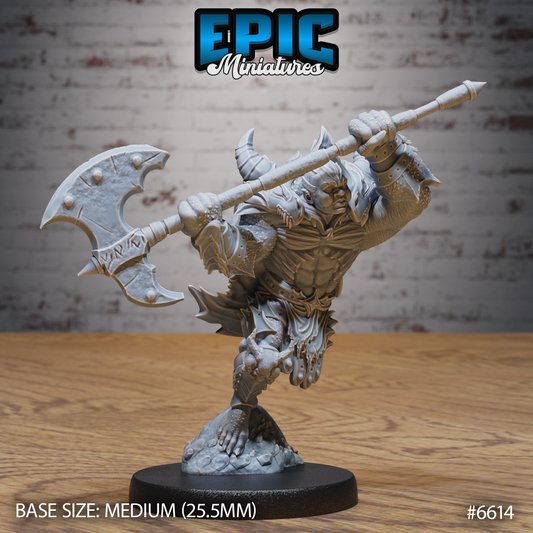 Merregon Prime Devil DND Miniature TTRPG Resin Figure 25mm Base