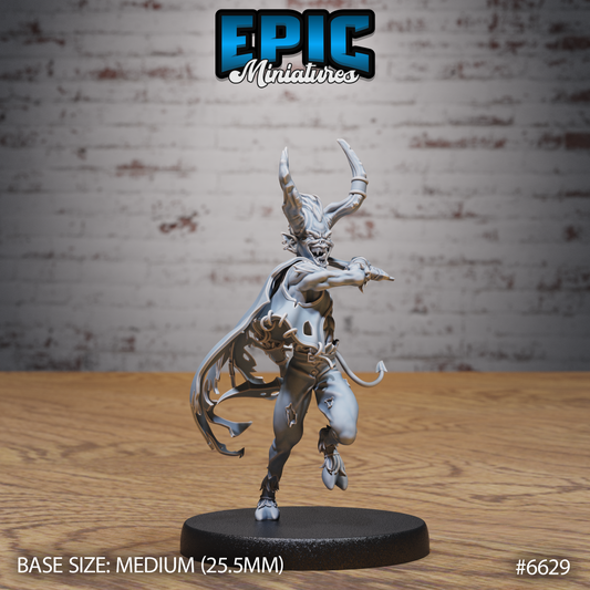 Spring Heeled Jack Fiend DND Miniature TTRPG Resin Figure 25mm Base