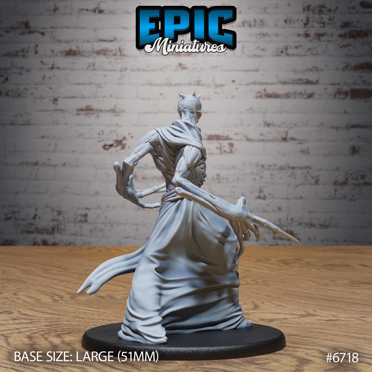 Bone Claw DND TTRPG Resin Model 51mm Base