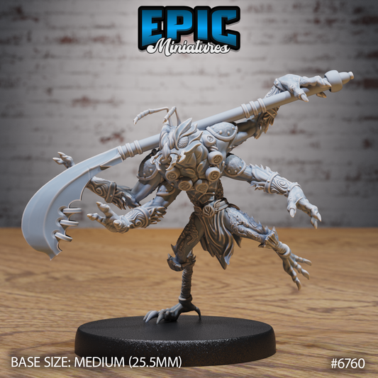 Insectoid Monk DND Miniature TTRPG Resin Figure 25mm Base