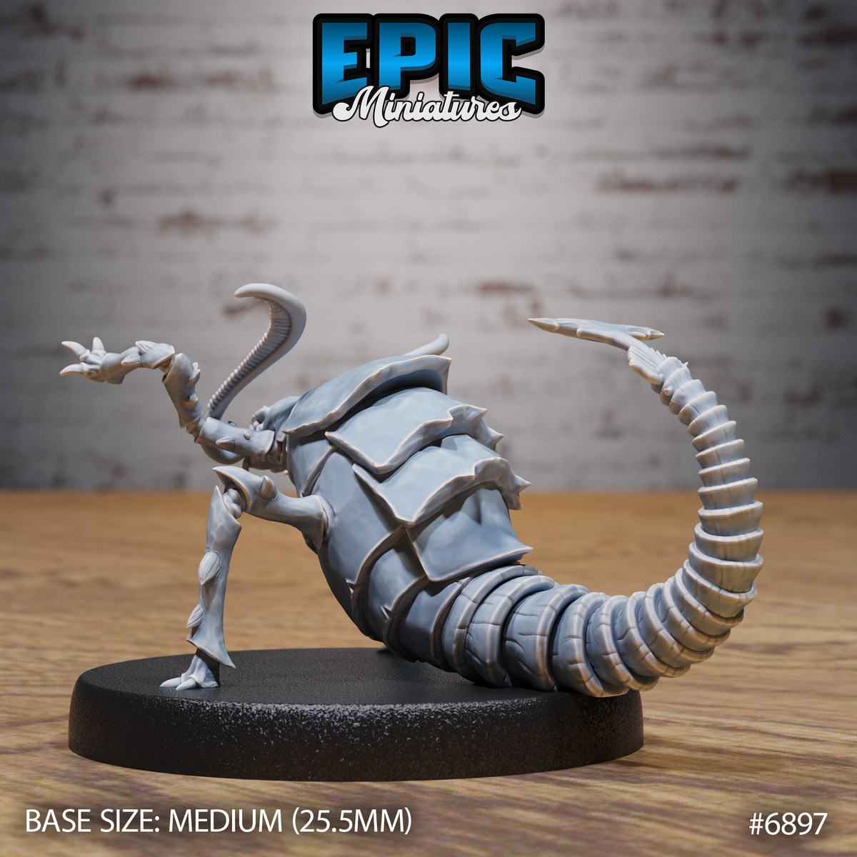 Rust Monster DND Miniature TTRPG Resin Figure 25mm Base