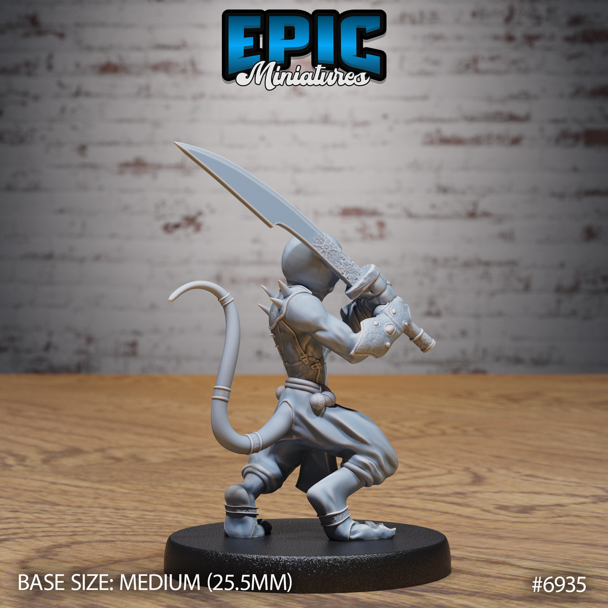 Classic Doppelganger DND TTRPG Resin Miniature 25mm Base
