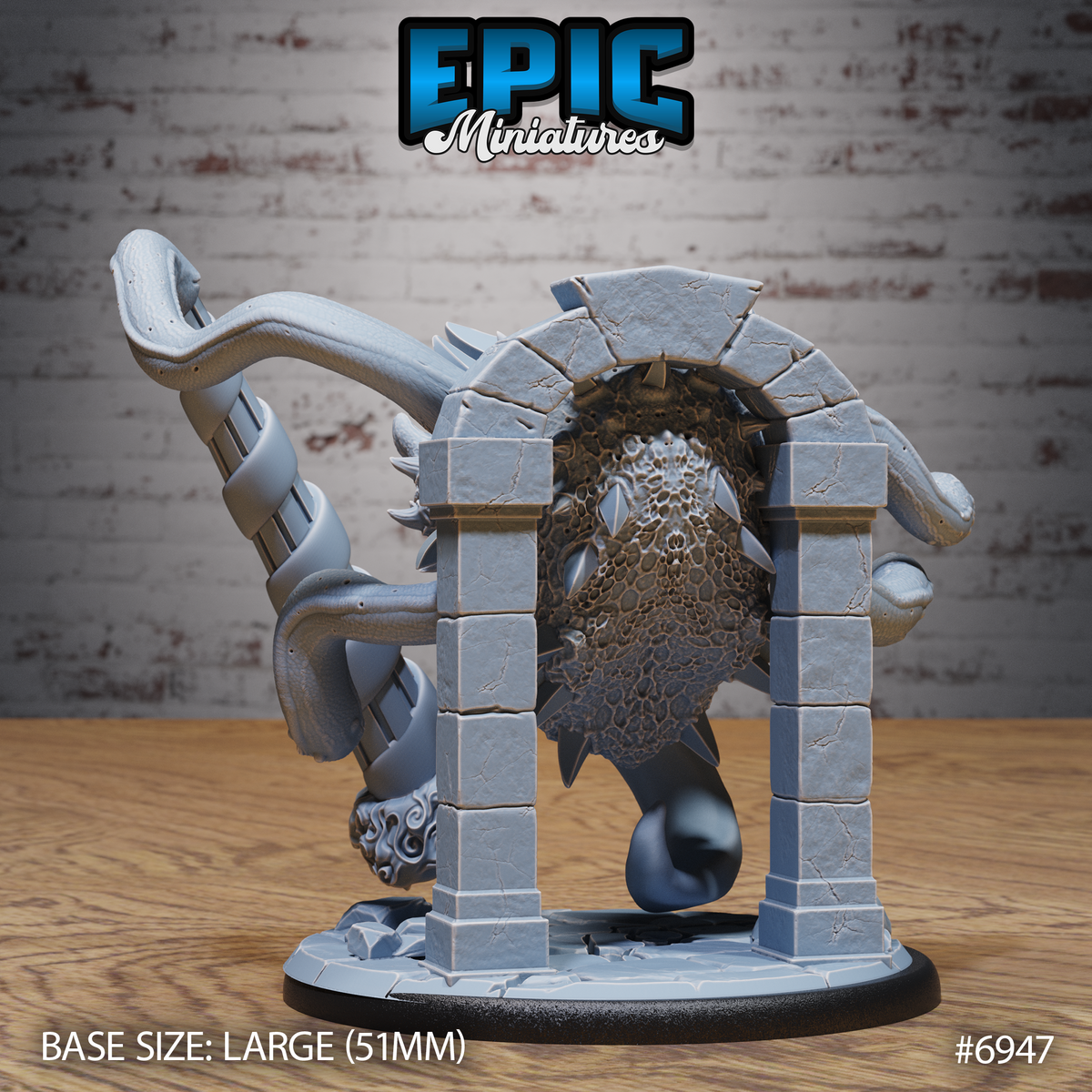 Spectator Tyrant DND TTRPG Resin Model 51mm Base