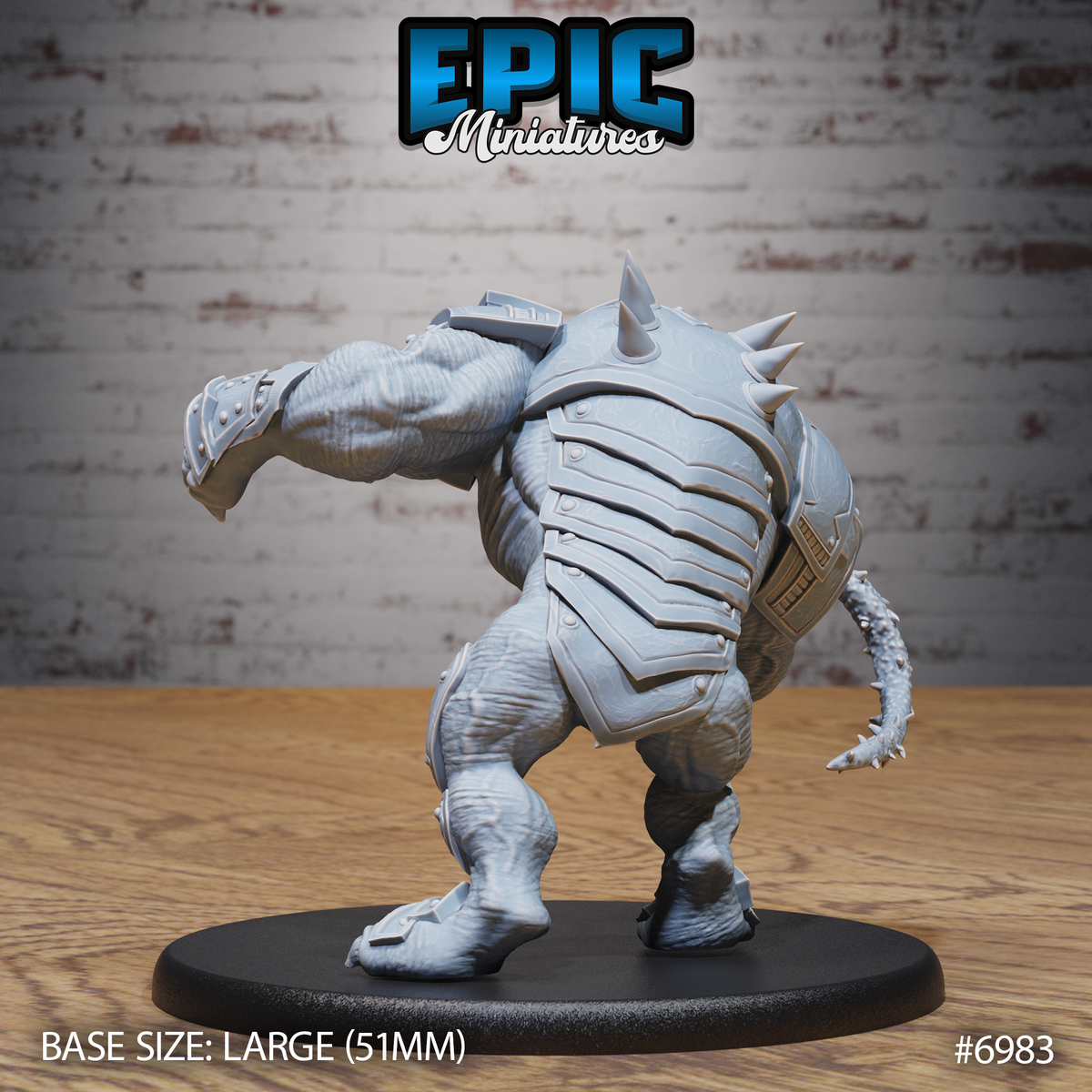 Canoloth Fiend DND TTRPG Resin Model 51mm Base