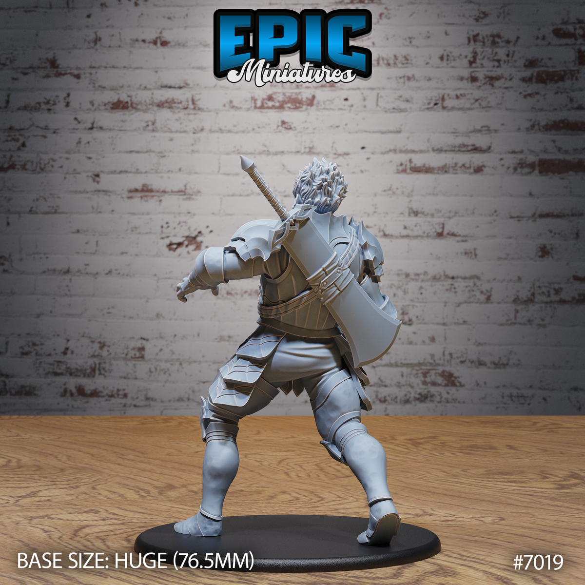 Fire Giant DND TTRPG Resin Model 76mm Base