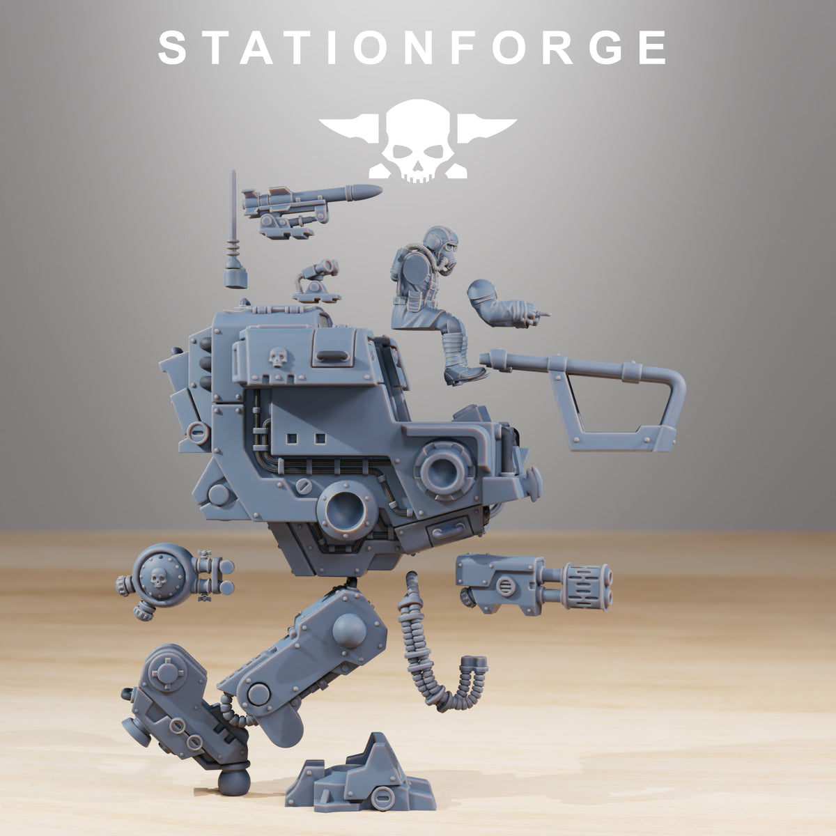 Grim Guard Walker MK1 DND TTRPG Resin Model