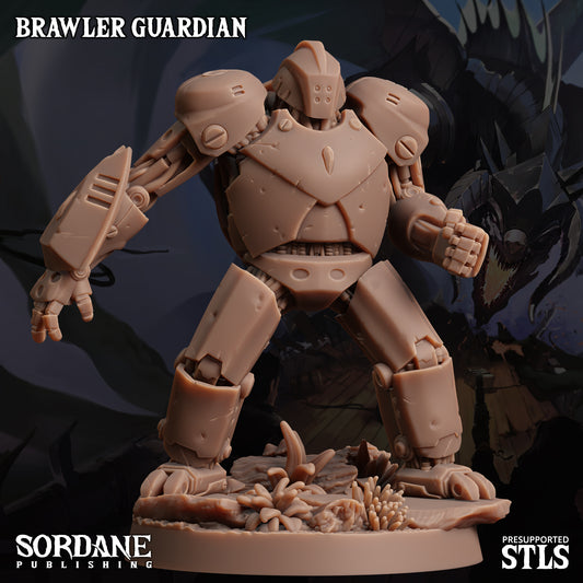 Brawler Guardian DND TTRPG Resin Miniature 50mm Base