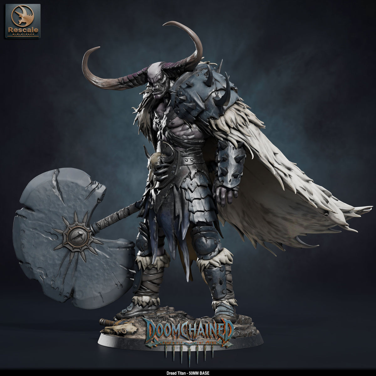 Dread Titan DND TTRPG Resin Model 50mm Base