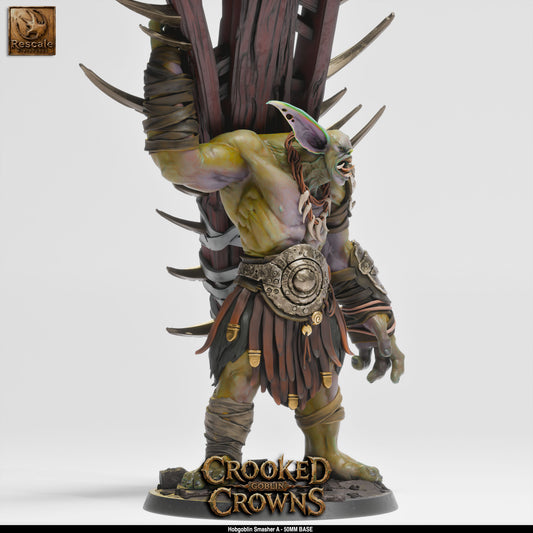 Hobgoblin War Chief Militaristic Goblin Warrior DND Miniature TTRPG Resin Figure 75mm Base