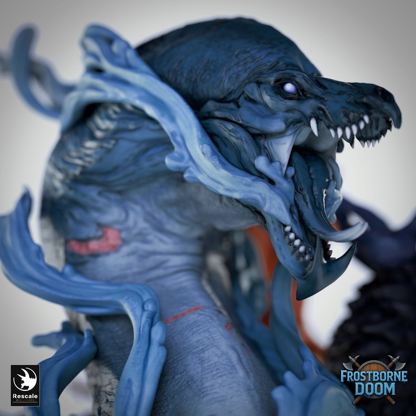 Elemental Dragon Large Scale DnD Miniature | Epic Dragon Figure for Dungeons and Dragons | Resin 3D Printed Tabletop RPG Model