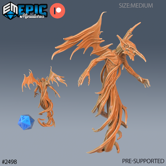Air Mephit DND Miniature TTRPG Resin Figure 25mm Base