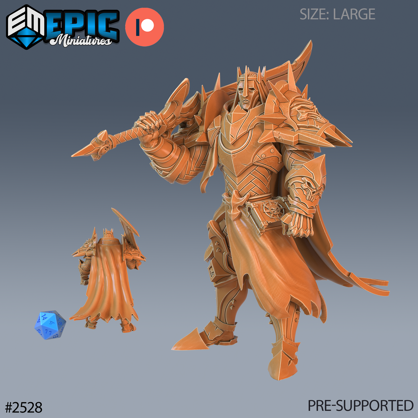 Heavenly Guard DND TTRPG Resin Model 51mm Base