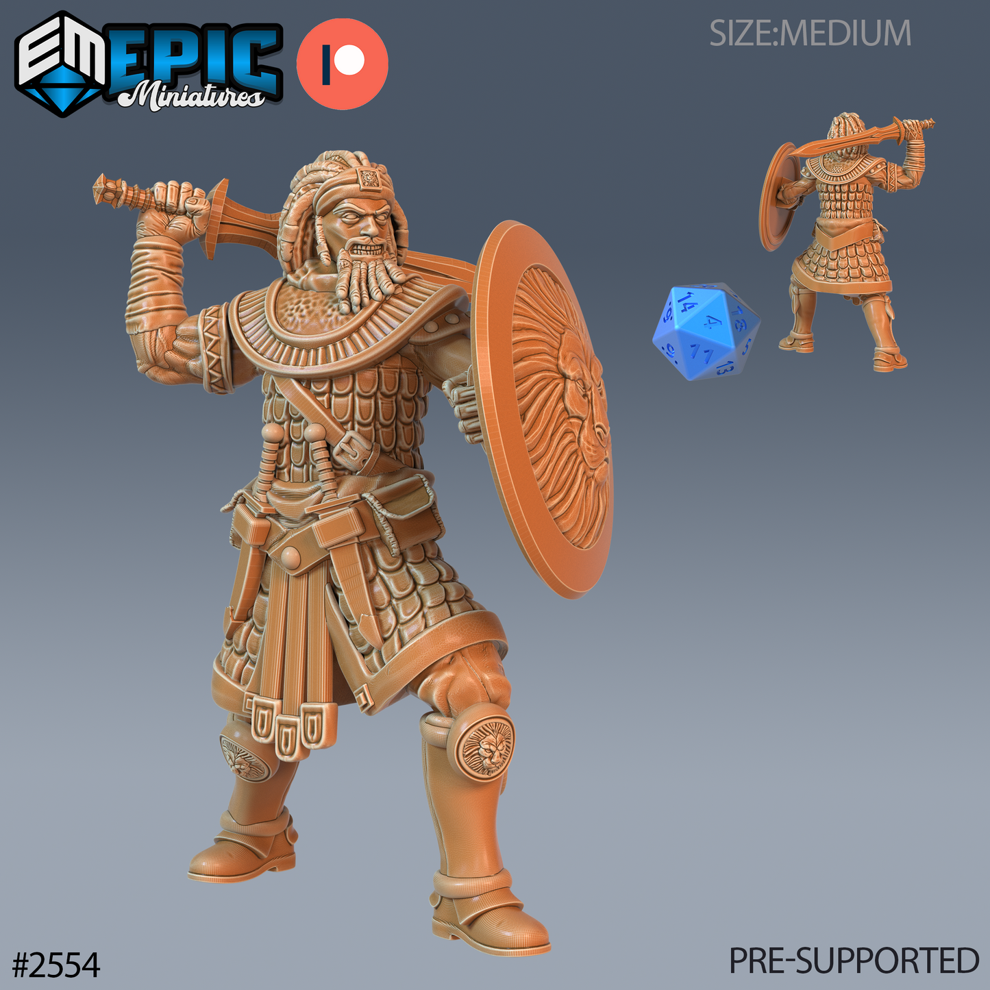 Tribe Guard DND Miniature TTRPG Resin Figure 25mm Base
