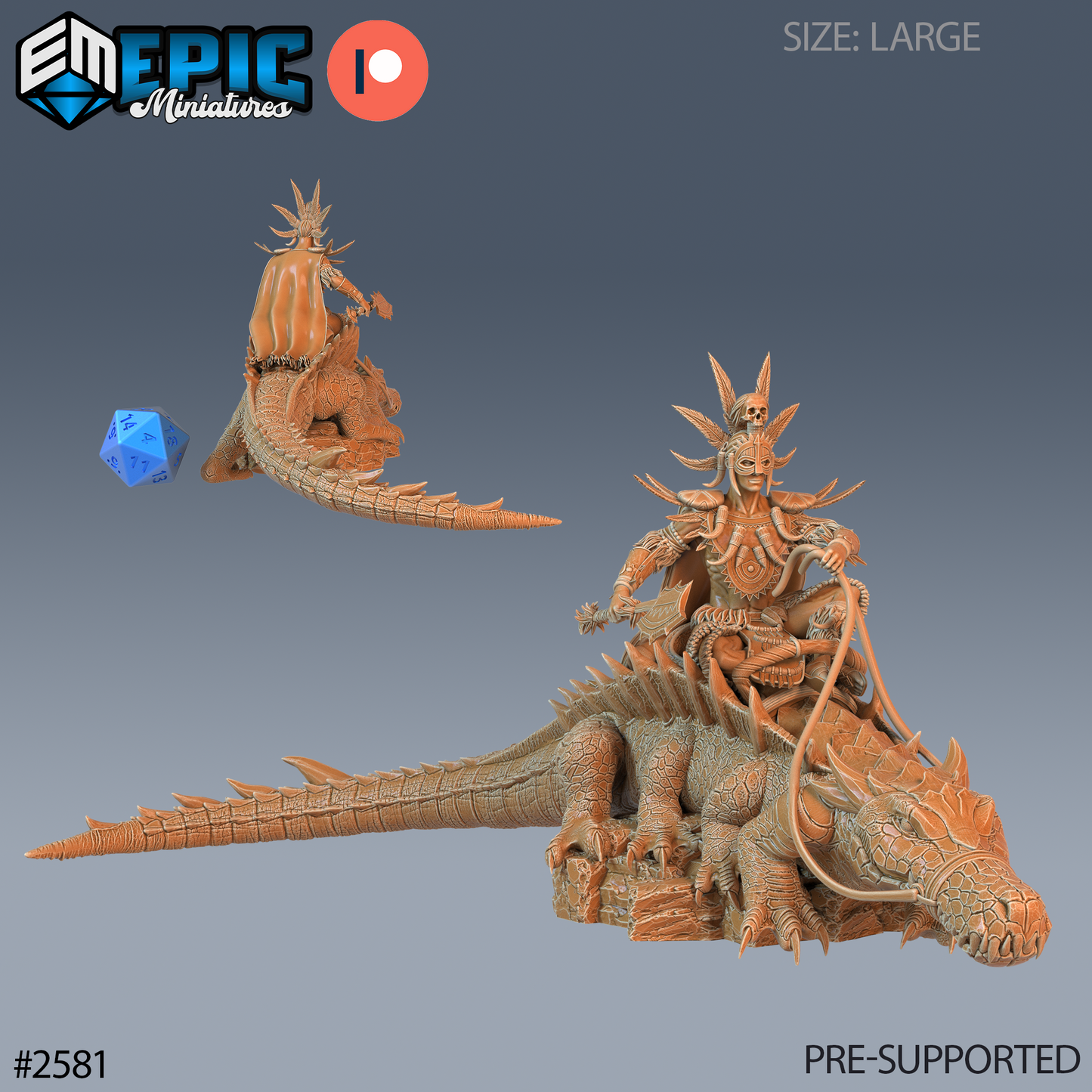 Voodoo Priest DND Miniature TTRPG Resin Figure 25mm Base