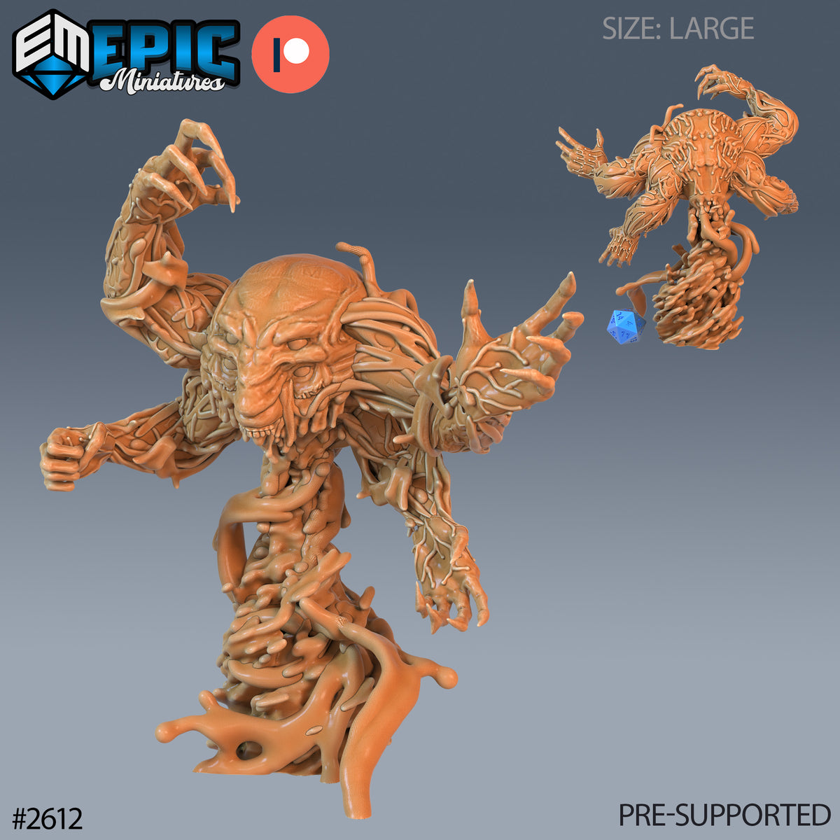 Blood Golem DND TTRPG Resin Model 51mm Base