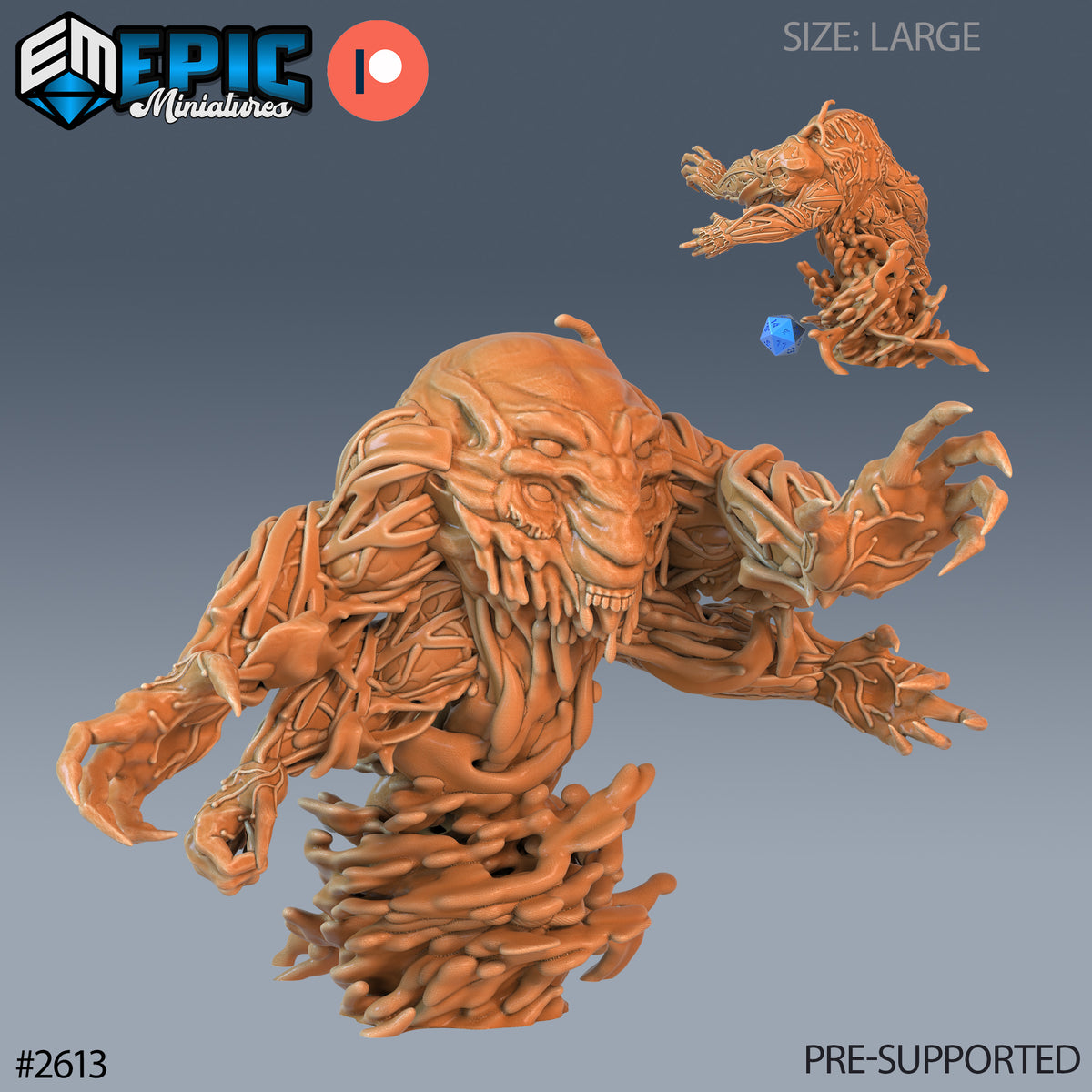 Blood Golem DND TTRPG Resin Model 51mm Base