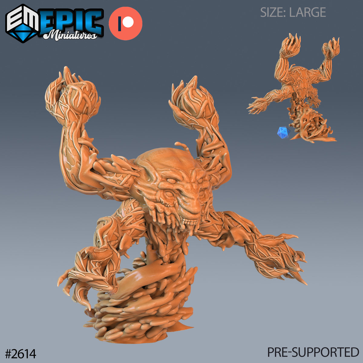 Blood Golem DND TTRPG Resin Model 51mm Base