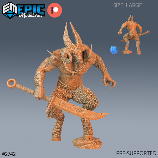 Goristro | Abyssal Siege Demon | Resin Tabletop RPG Figure | 51mm Base