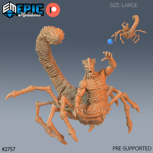 Scorpion Demon | Abyssal Monster | Resin Tabletop RPG Figure | 51mm Base