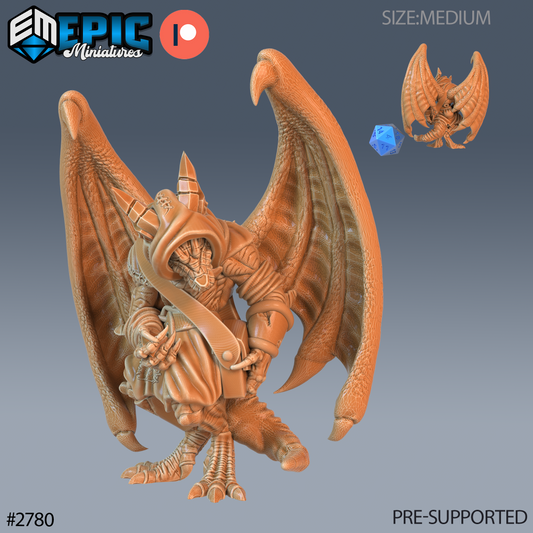 Winged Kobold Tribe DND Miniatures TTRPG Resin Figures 25mm Base