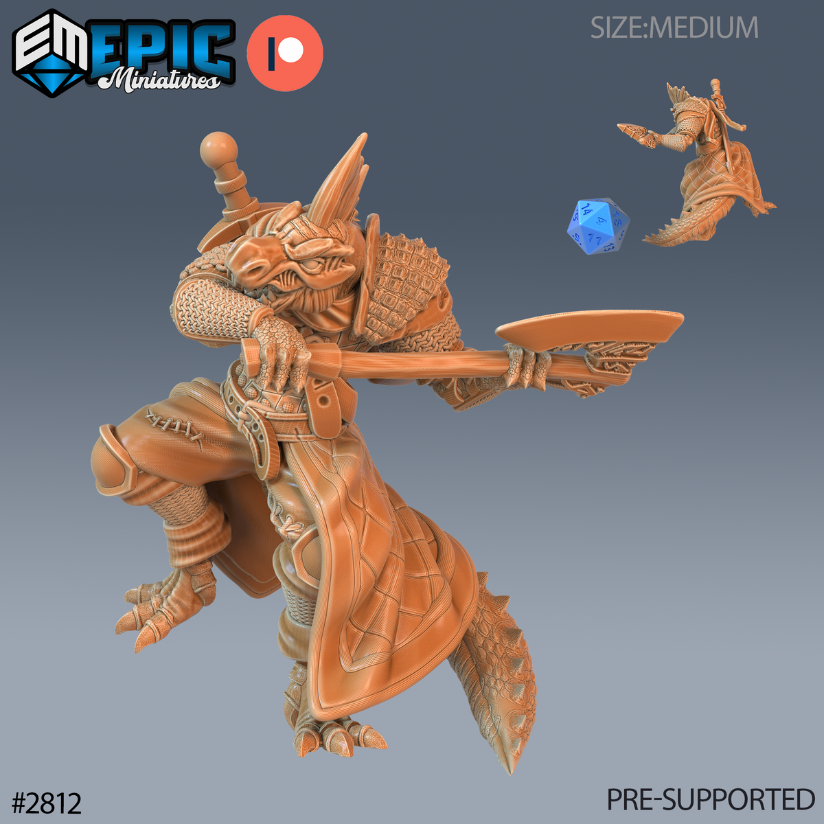 Lizard Tribe DND Miniatures TTRPG Resin Figures 25mm Base