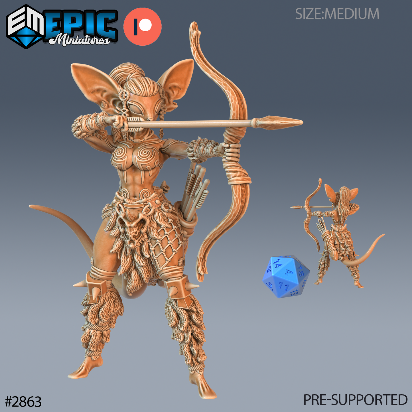 Mice Folk Viking | Tiny Norse Raider | Resin Tabletop RPG Figure | 25mm Base