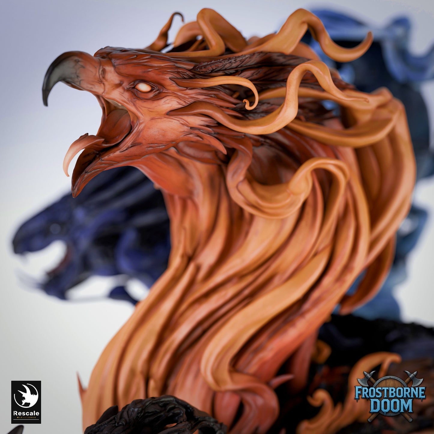 Elemental Dragon Large Scale DnD Miniature | Epic Dragon Figure for Dungeons and Dragons | Resin 3D Printed Tabletop RPG Model