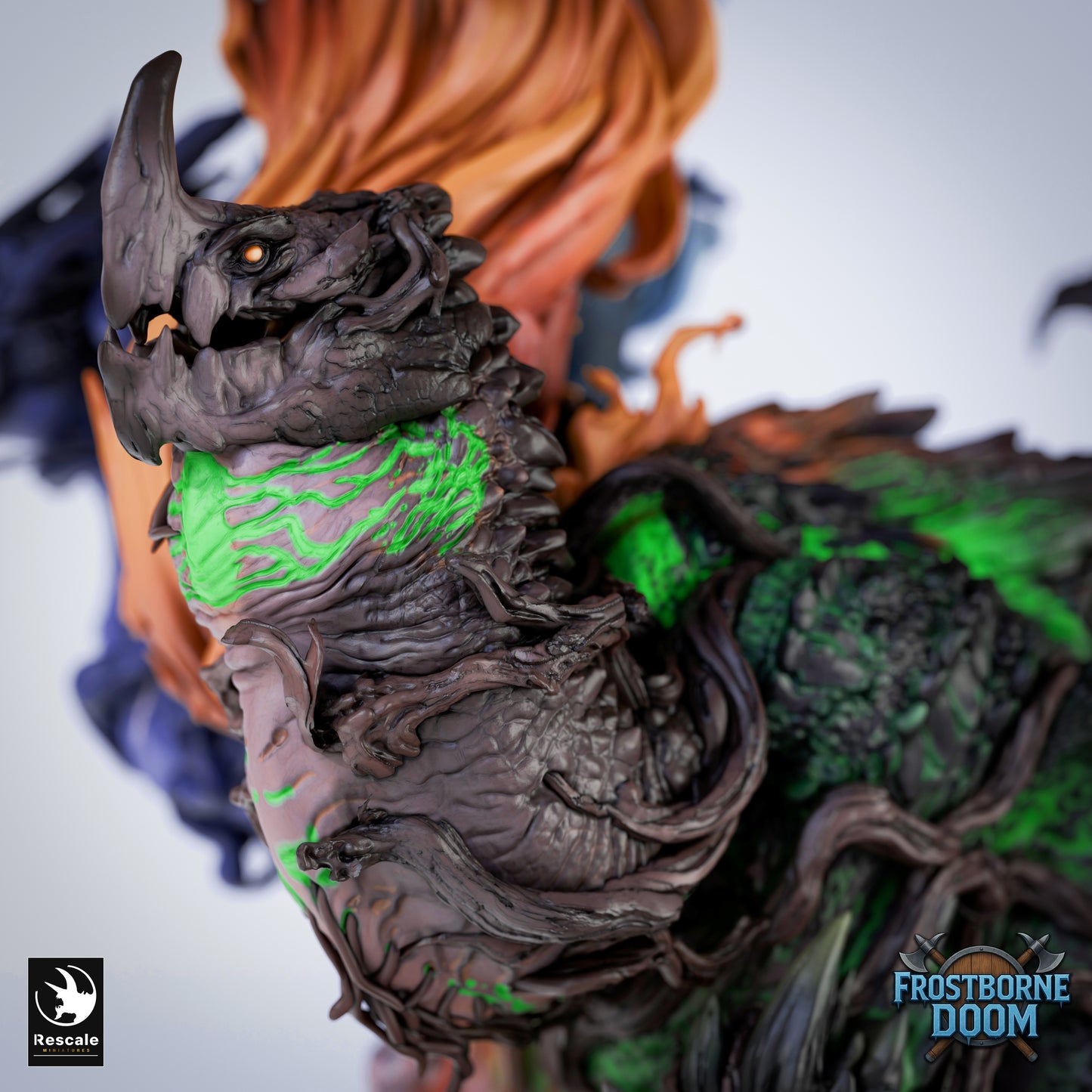 Elemental Dragon Large Scale DnD Miniature | Epic Dragon Figure for Dungeons and Dragons | Resin 3D Printed Tabletop RPG Model