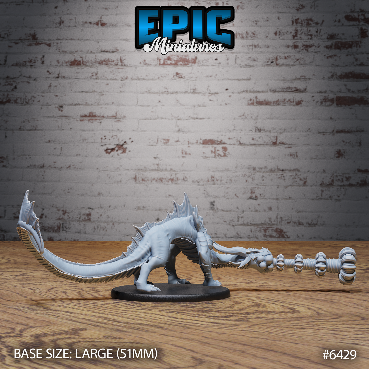 Emerald Guard Drake | Guardian Dragonkin | Resin Tabletop RPG Figure | 51mm Base