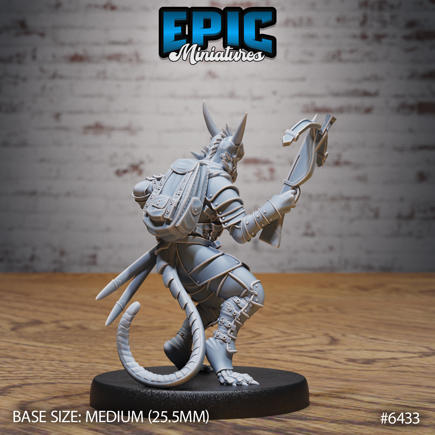Kobold Vagabond | Sneaky Dragonkin Rogue | Resin Tabletop RPG Figure | 25mm Base