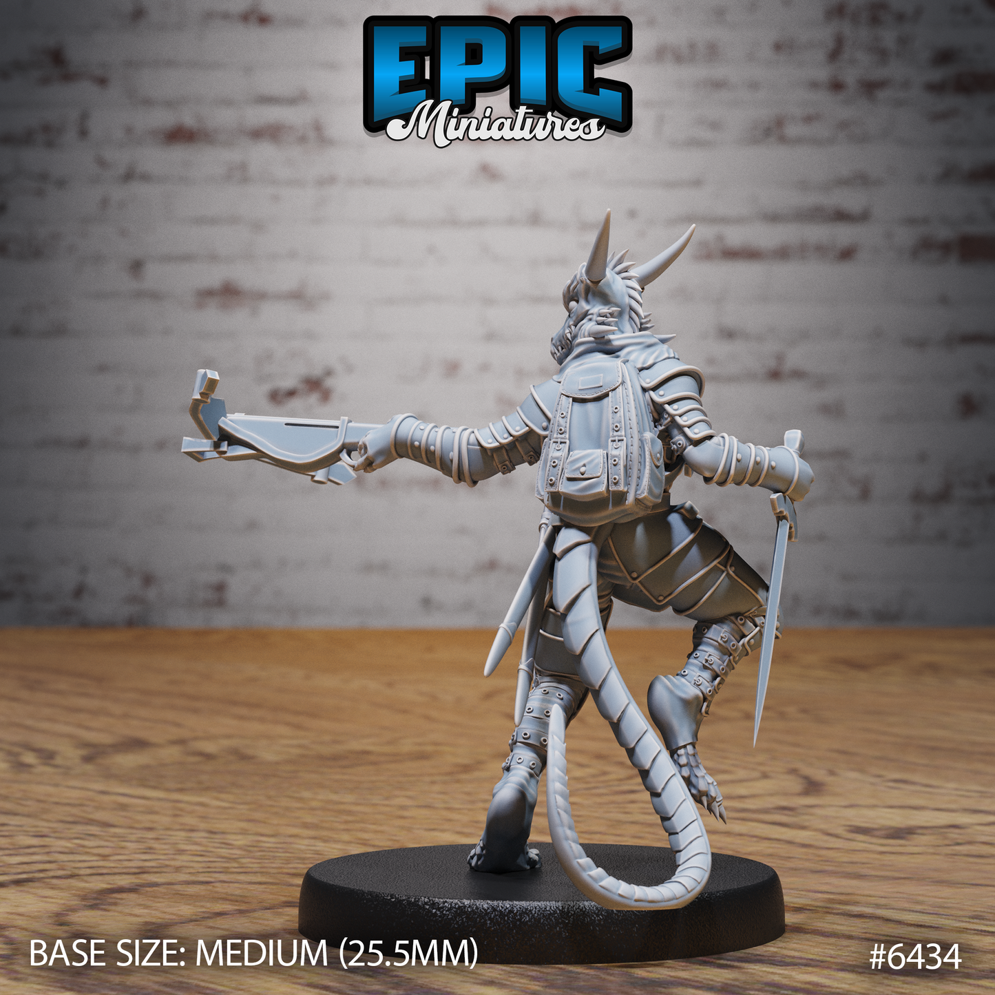 Kobold Vagabond | Sneaky Dragonkin Rogue | Resin Tabletop RPG Figure | 25mm Base