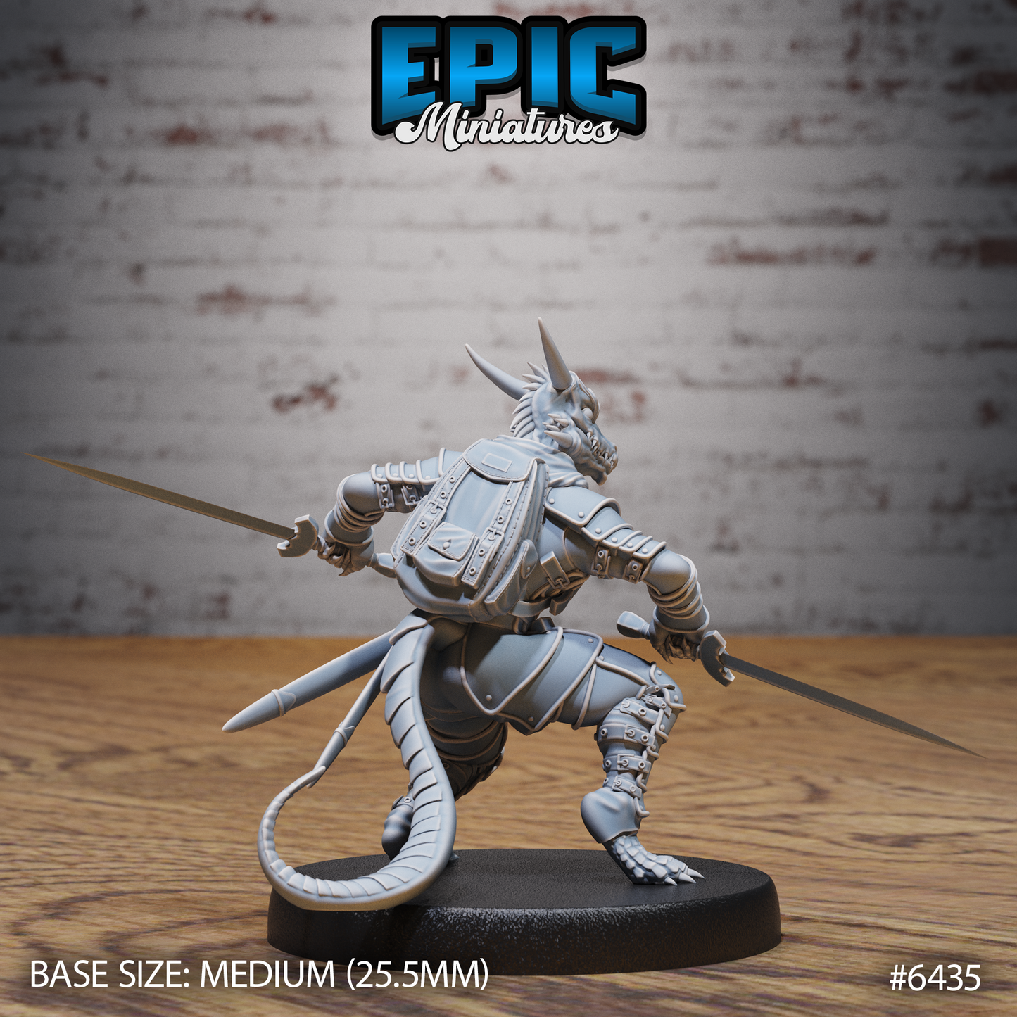 Kobold Vagabond | Sneaky Dragonkin Rogue | Resin Tabletop RPG Figure | 25mm Base