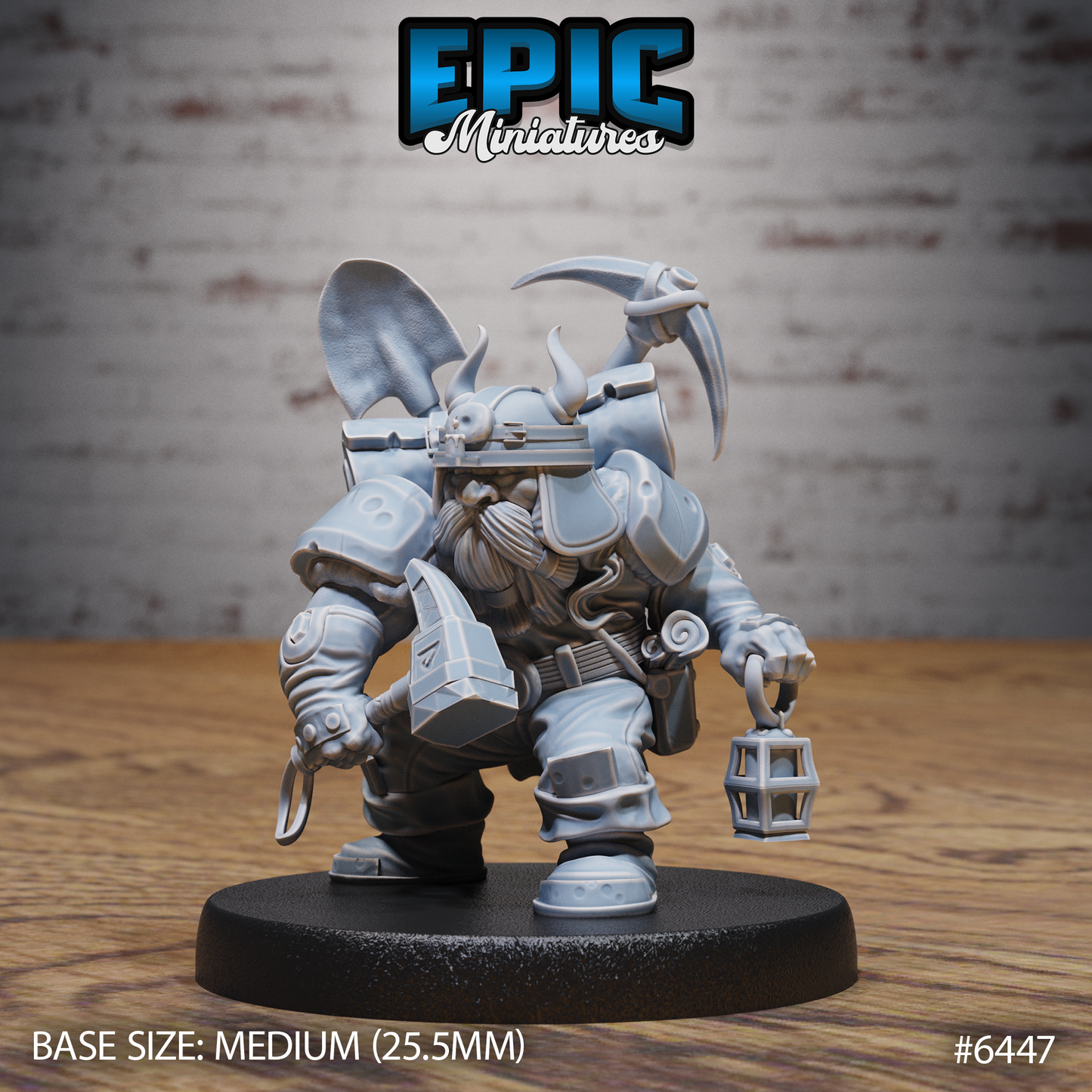 Dwarf Adventurers | Fantasy Dwarven Party | Resin Tabletop RPG Figures | 25mm Base