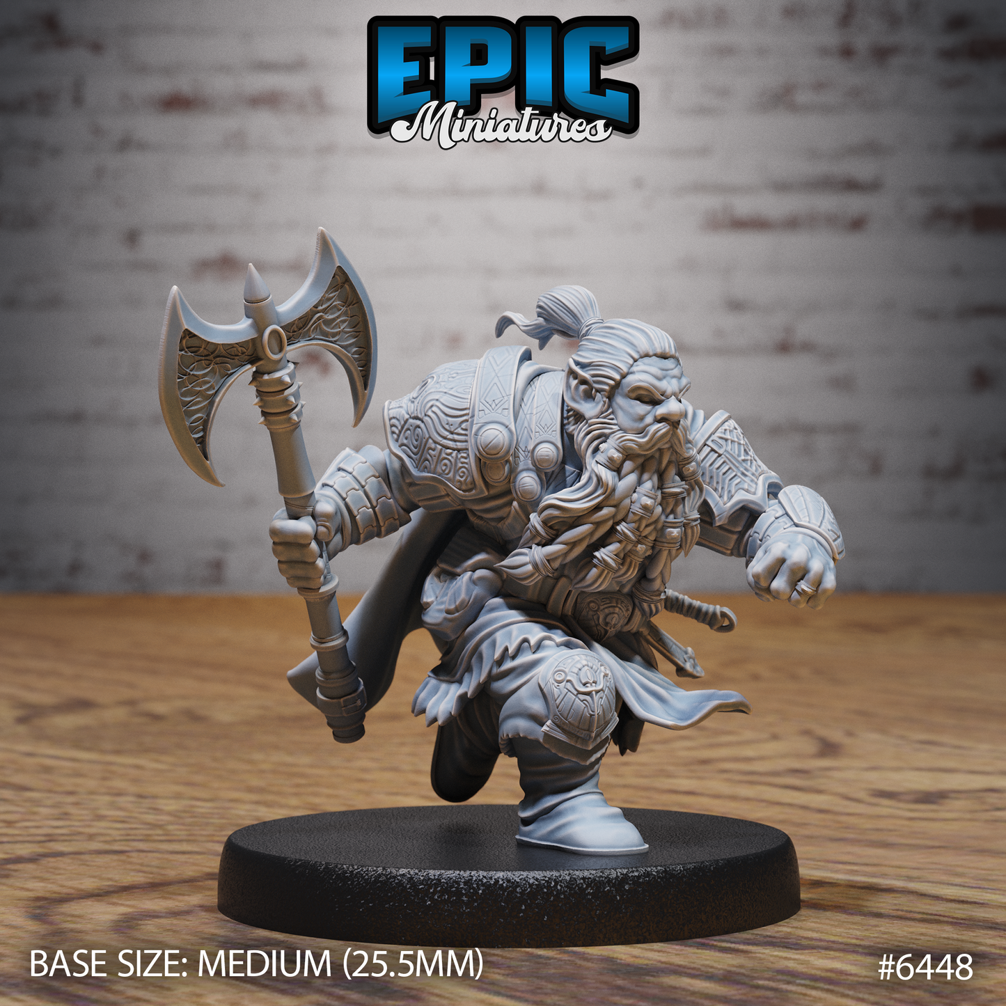 Dwarf Adventurers | Fantasy Dwarven Party | Resin Tabletop RPG Figures | 25mm Base