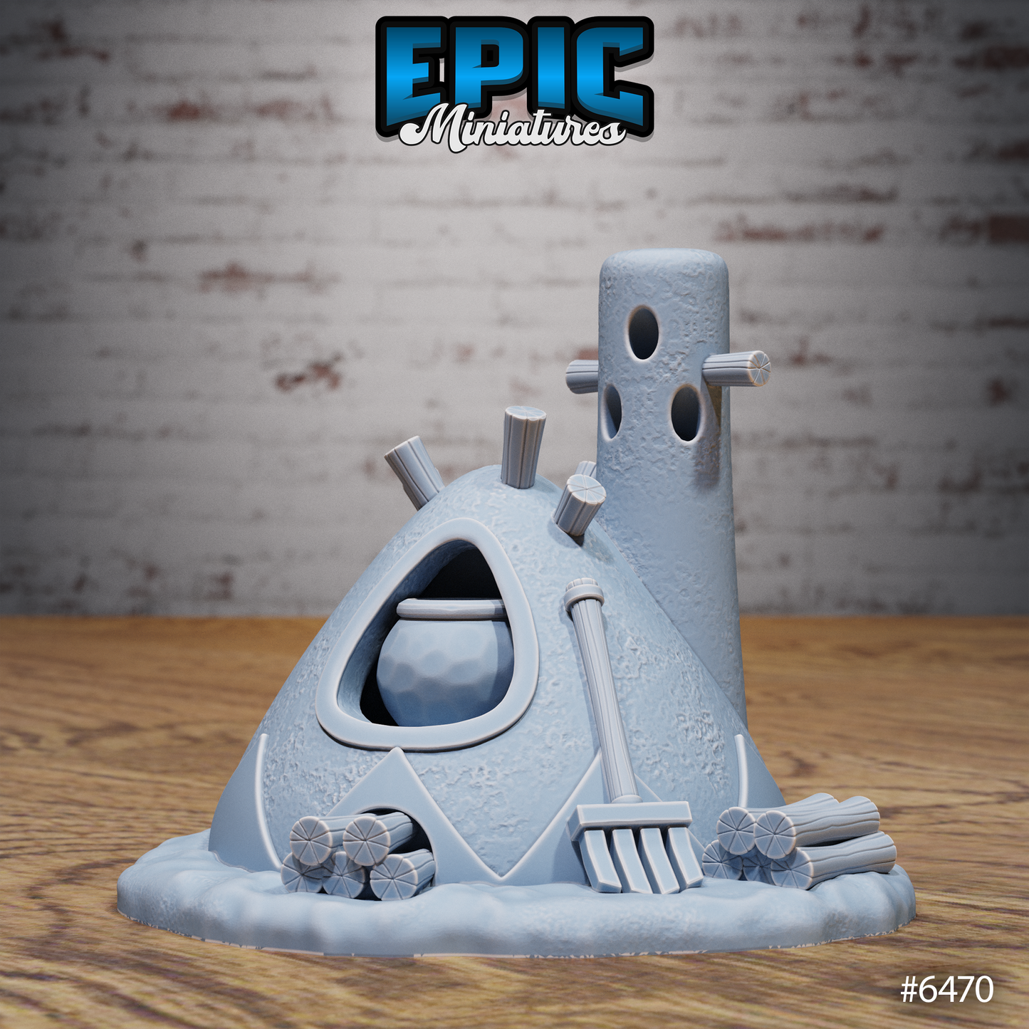 Goblin Camp Terrain | Savage Encampment Scatter Set | Resin Tabletop RPG Scenery