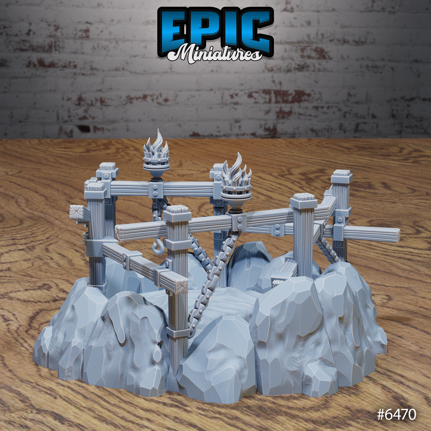 Goblin Camp Terrain | Savage Encampment Scatter Set | Resin Tabletop RPG Scenery