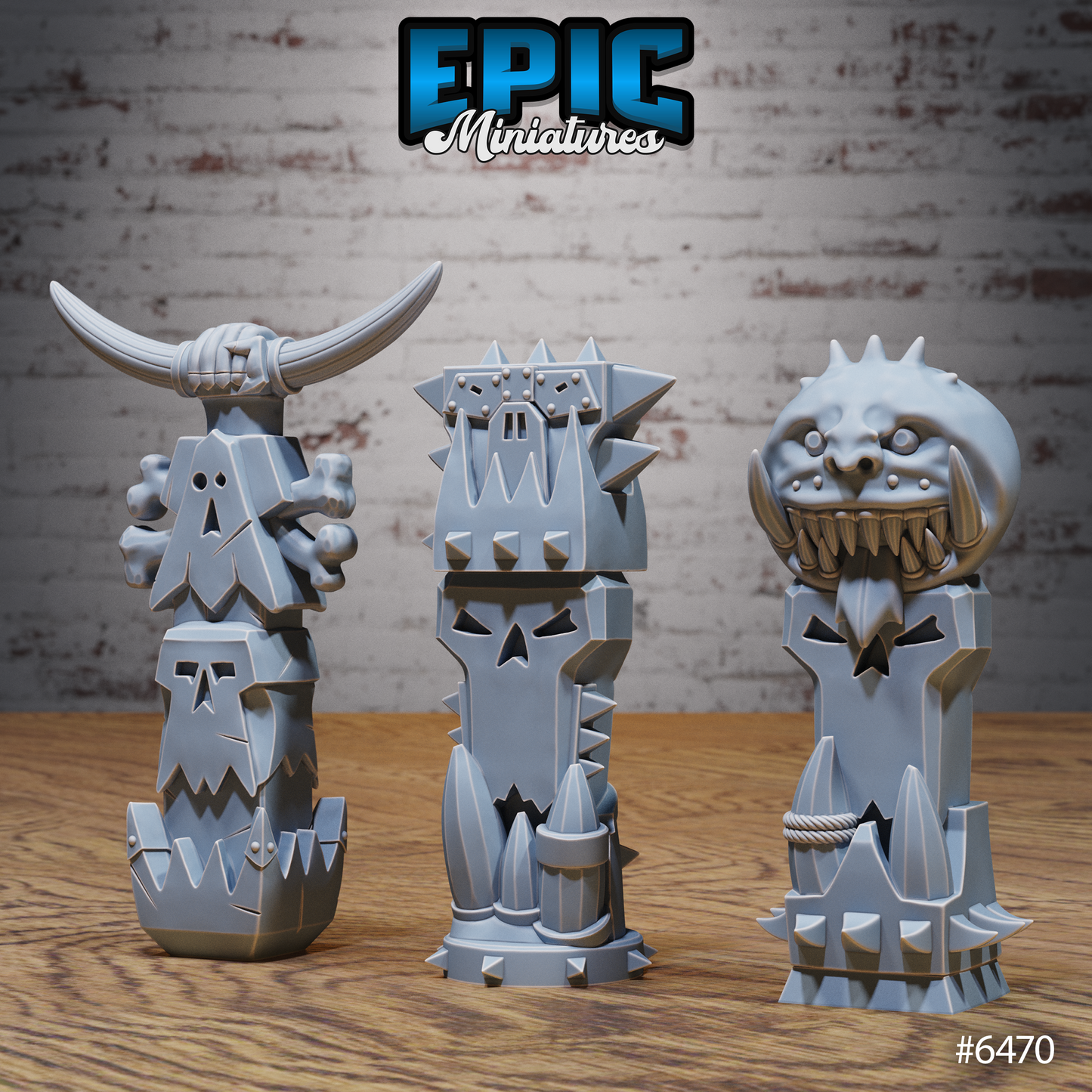 Goblin Camp Terrain | Savage Encampment Scatter Set | Resin Tabletop RPG Scenery