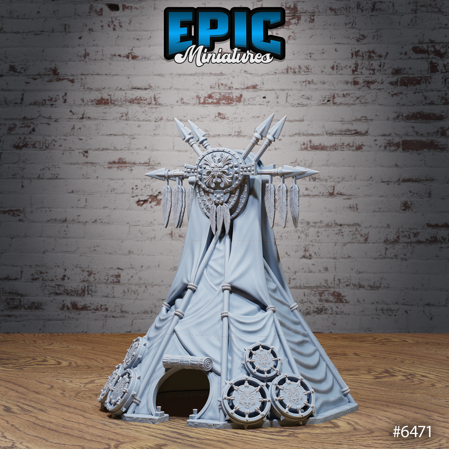 Goblin Tents | Ramshackle Camp Shelters | Resin Tabletop RPG Terrain