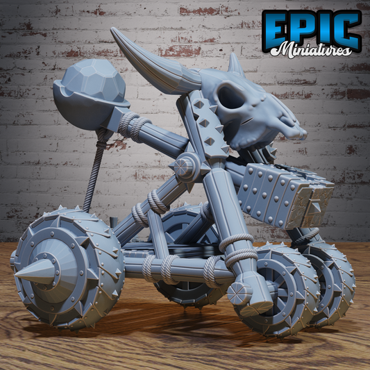 Goblin Catapult | Ramshackle Siege Engine | Resin Tabletop RPG Terrain