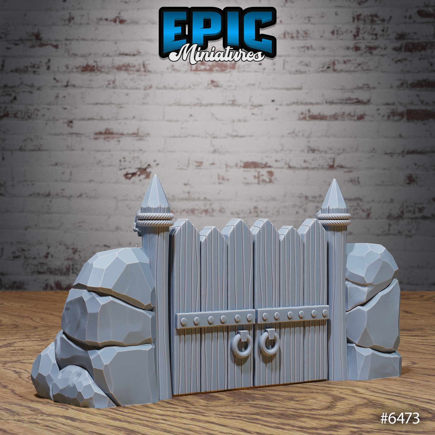 Goblin Outpost & Gate | Fortified Camp Entrance | Resin Tabletop RPG Terrain