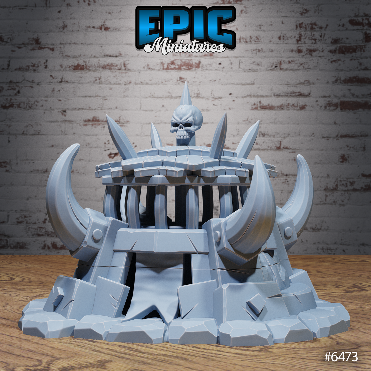 Goblin Outpost & Gate | Fortified Camp Entrance | Resin Tabletop RPG Terrain