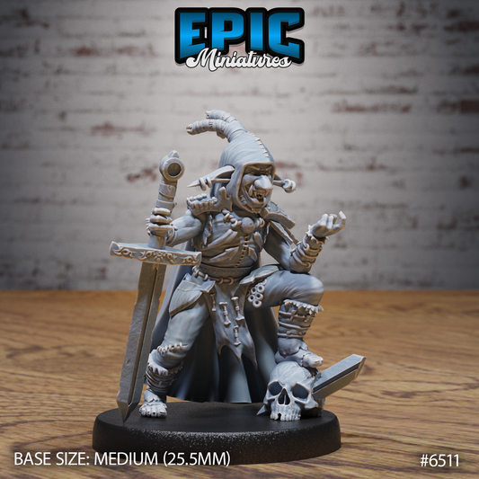Goblin Troll Hunter | Savage Tracker & Slayer | Resin Tabletop RPG Figure | 25mm Base