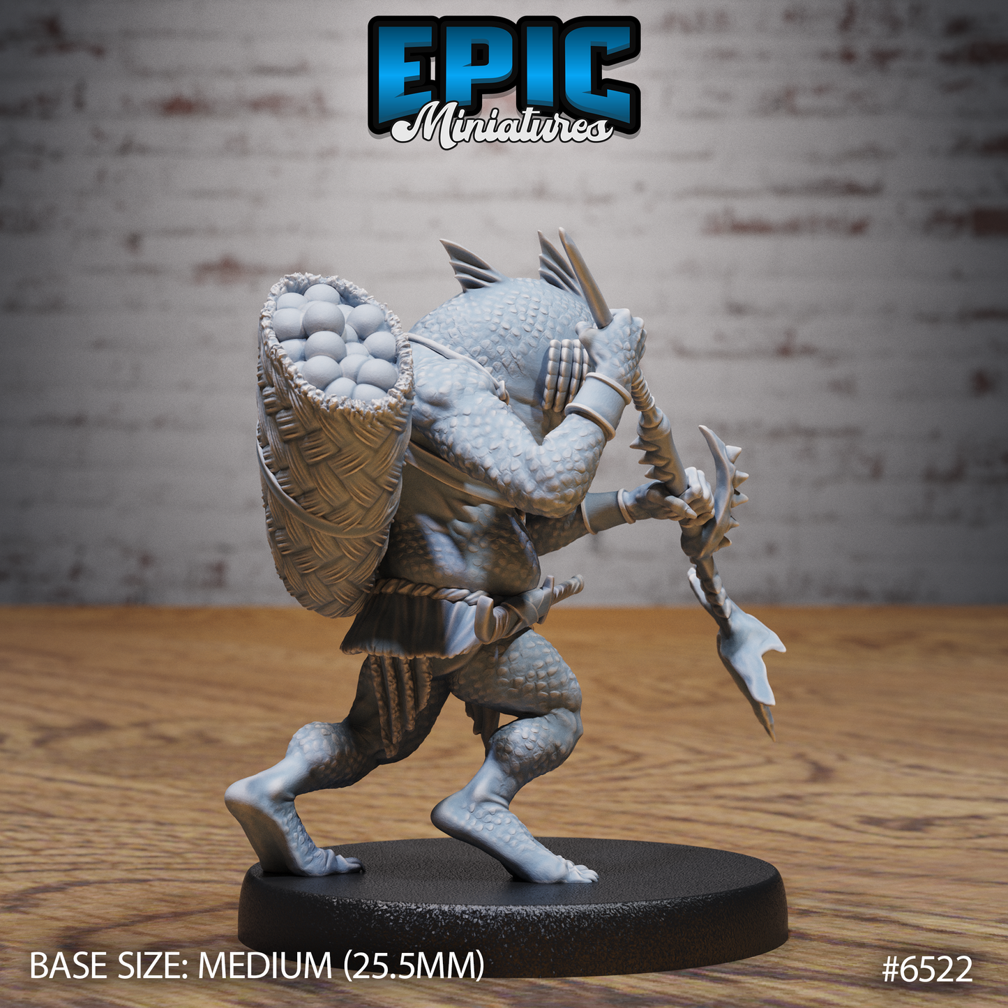 Fish Folk | Aquatic Tribal Humanoids | Resin Tabletop RPG Figure | 25mm Base