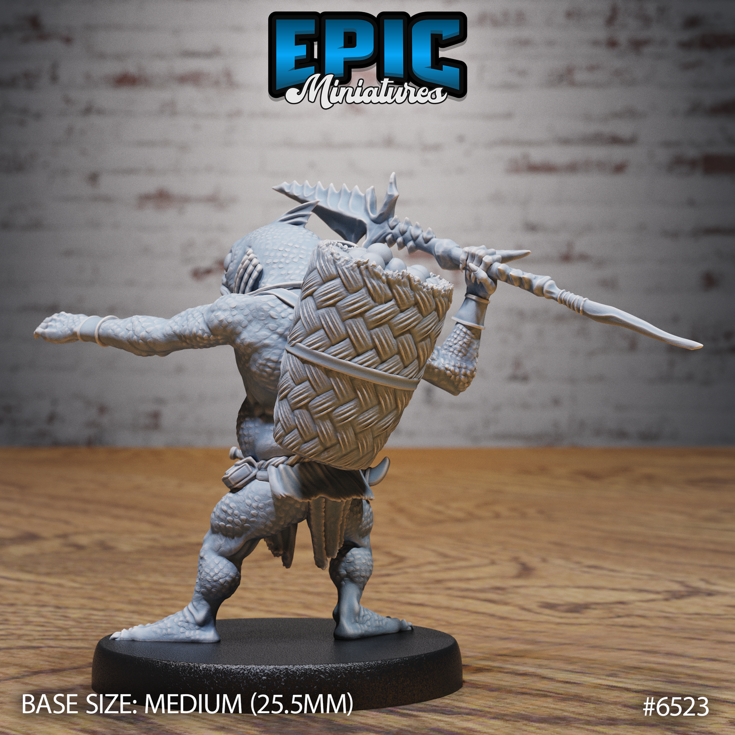 Fish Folk | Aquatic Tribal Humanoids | Resin Tabletop RPG Figure | 25mm Base