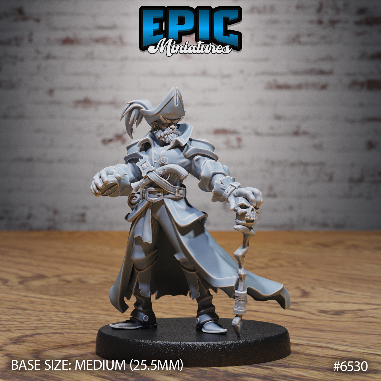 Pirate Crew | Swashbuckling Raiders Set | Resin Tabletop RPG Figure Set | 25mm Base
