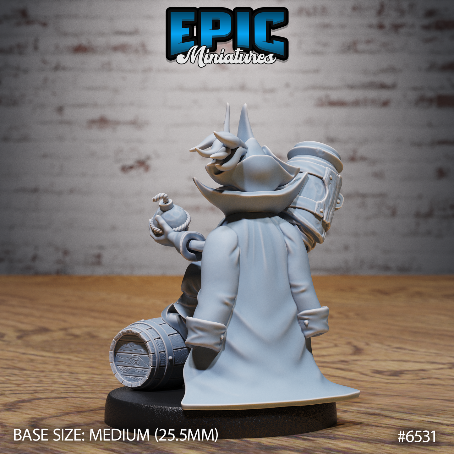 Pirate Crew | Swashbuckling Raiders Set | Resin Tabletop RPG Figure Set | 25mm Base